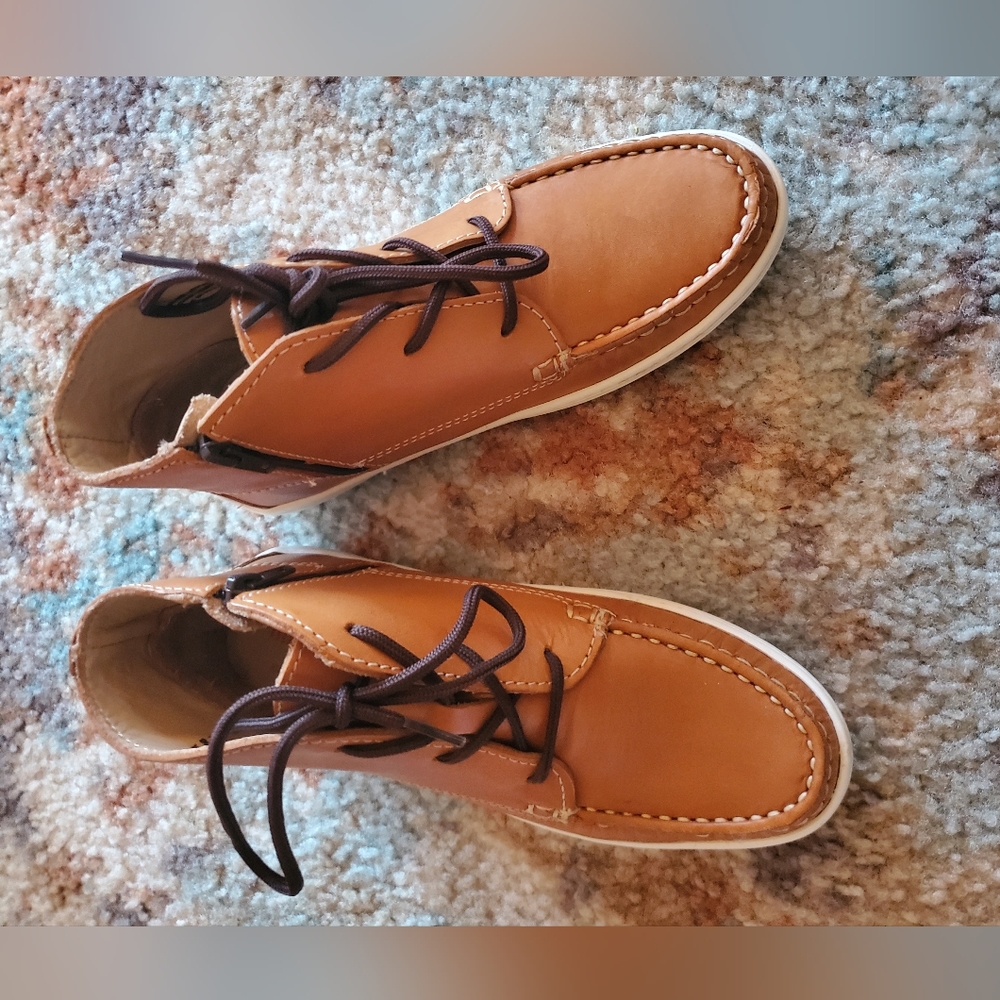 Marc Joseph Youth Boys Hightop Loafers Boots Size 2.5